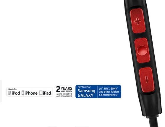 Sennheiser MOMENTUM In-Ear (Apple)(red) In Ear Headphones in Apple R