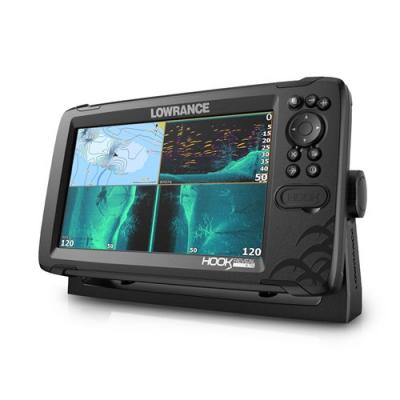 atFoliX 3x Screen Protector for Lowrance Hook Reveal 9 clear