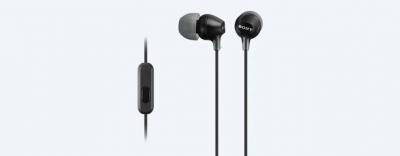 Sony MDR-EX15LP In-Ear Headphones in Black - MDREX15LP/B