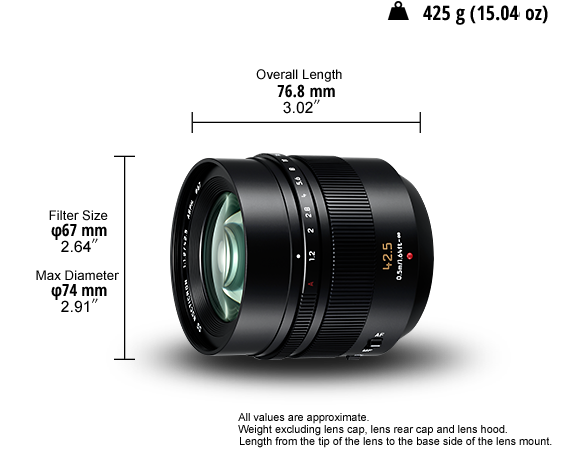 Panasonic HNS043 Leica Dg Nocticron Fixed Focal Length Lens -