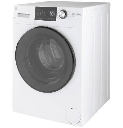 24" GE 2.4 Cu. Ft. Capacity Front Load Washer Condenser Dryer Combo - GFQ14ESSNWW