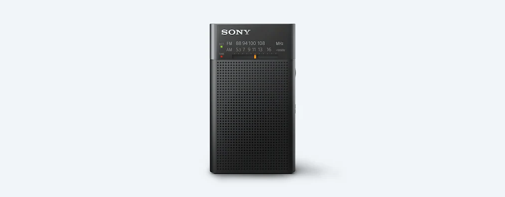 Sony ICFP27 AM/FM Portable Radio Speaker With 