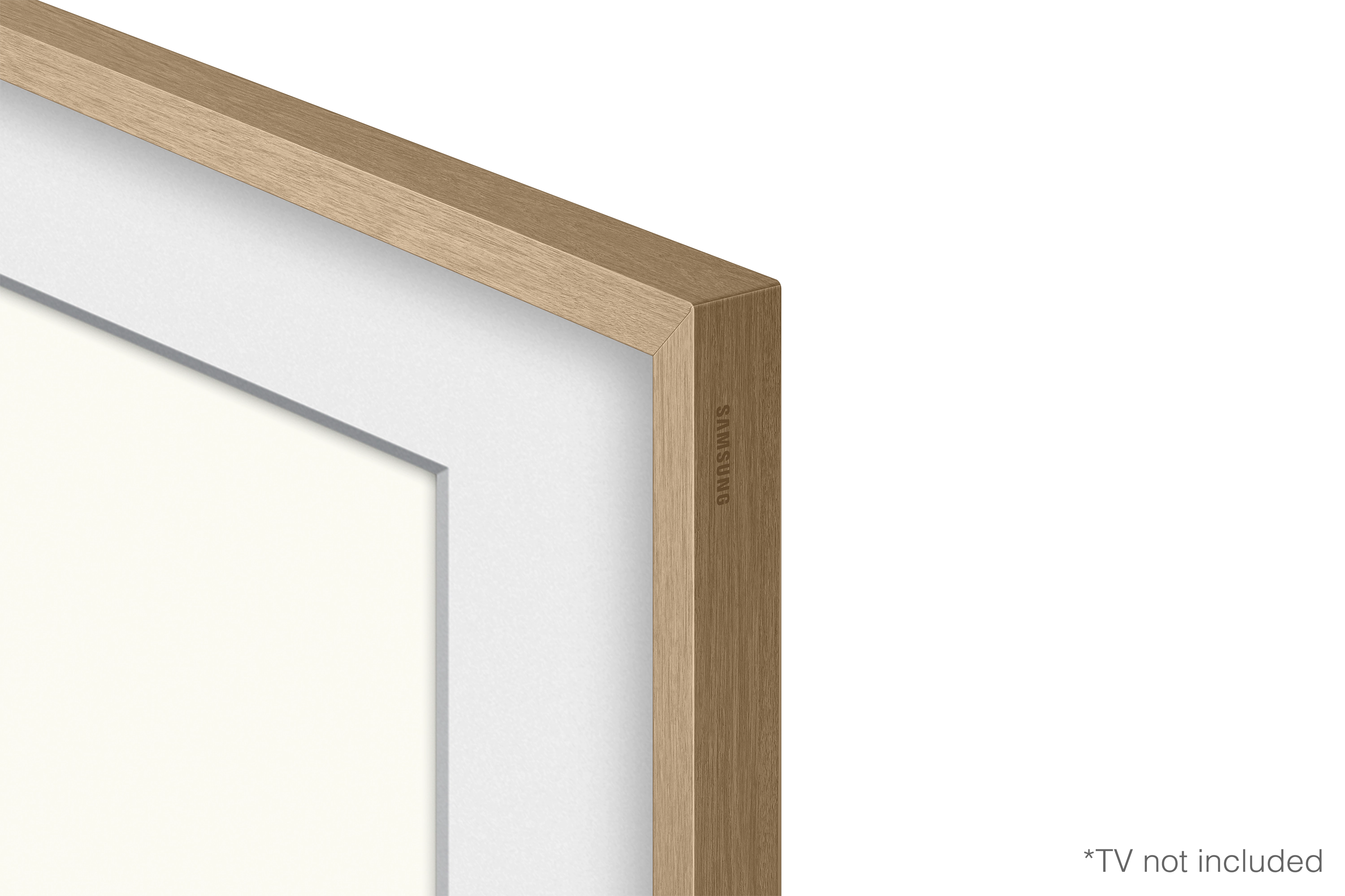 samsung modern teak frame