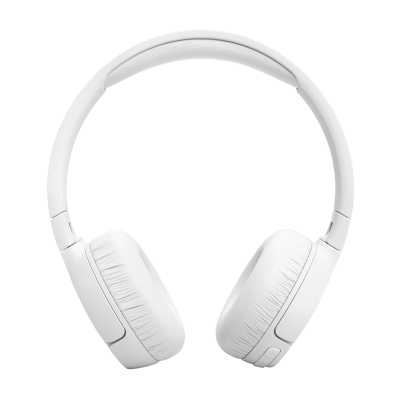 JBL Tune 670NC Adaptive Noise Cancelling Wireless On-Ear Headphones in White - JBLT670NCWHTAM