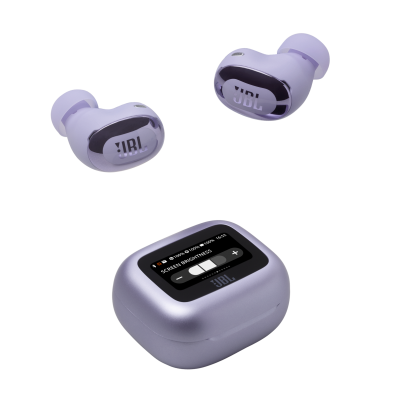 JBL Live Buds 3 True Wireless Noise-Cancelling Earbuds with Hi-Res Audio in Purple - JBLLIVEBUDS3PURAM