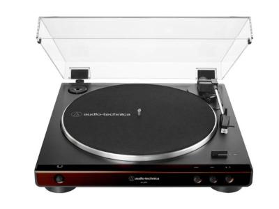 Audio Technica Fully Automatic Belt-Drive Turntable in Brown - AT-LP60X-BW