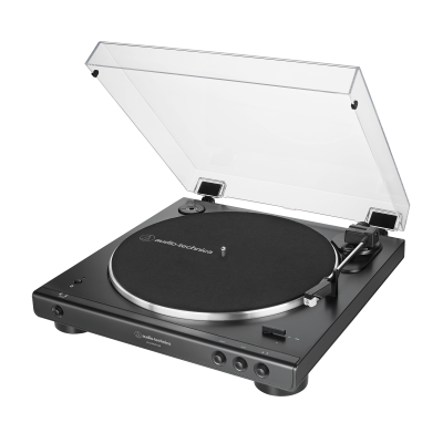 Audio Technica Fully Automatic Belt-Drive Wireless Turntable with USB and Analog - AT-LP60XBT-USB-BK