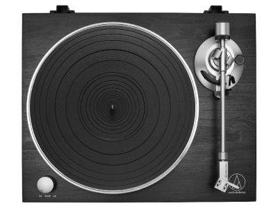 Audio Technica Fully Manual Belt-Drive Turntable In Black - AT-LPW30BKR