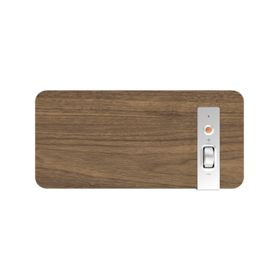 Klipsch The One Plus Compact Premium Bluetooth Speaker in Walnut  - THEONEPW