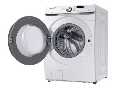 27" Samsung 5.2 Cu. Ft. Front Load Washer With Shallow Depth In White - WF45T6000AW