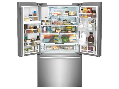 36" Frigidaire Gallery 27.8 Cu. Ft. French Door Refrigerator in Stainless Steel - GRFS2853AF