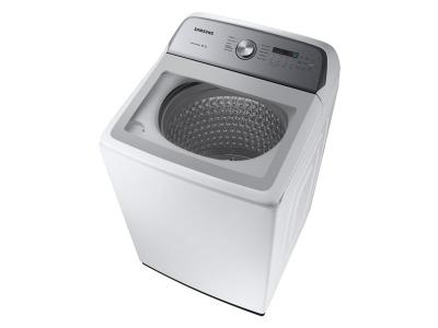 27.5" Samsung 5.8 Cu. Ft. Top Load Washer With Active WaterJet In White - WA50R5200AW