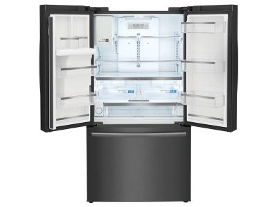 36" Frigidaire Gallery 22.6 Cu. Ft. French Door Refrigerator in Black Stainless Steel - GRFC2353AD