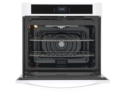 30" Frigidaire 5.3 Cu. Ft. Single Electric Wall Oven With Fan Convection In White - FCWS3027AW