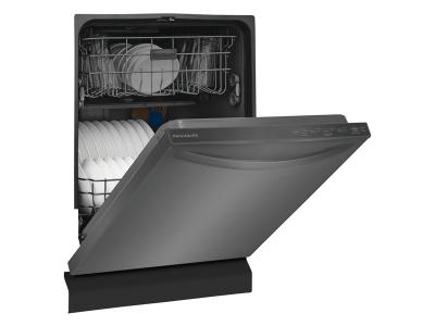 24" Frigidaire 52 dBA Built-in DishWasher in Black Stainless Steel - FDPH4316AD