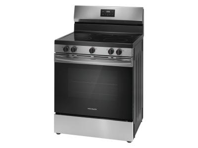 30" Frigidaire 5.3 Cu. Ft. Rear Control Electric Range - FCRE305CBS