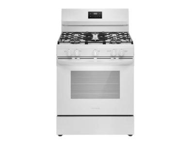 30" Frigidaire 5.1 Cu. Ft. Rear Control Gas Range - FCRG3052BW