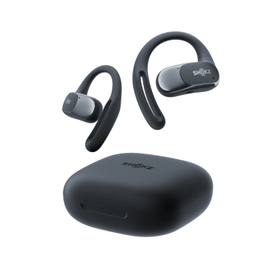 Shokz Open-Ear True Wireless Earbuds in Black - OpenFit Air (B)