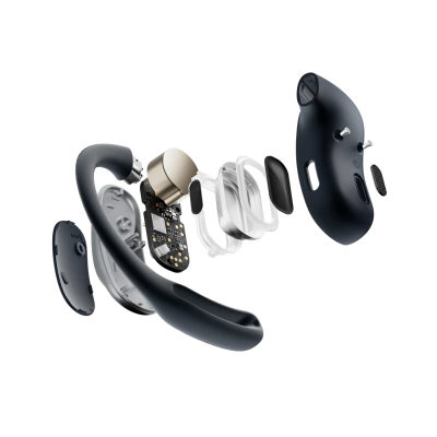 Shokz Open-Ear True Wireless Earbuds in Black - OpenFit Air (B)