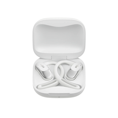 Shokz Open-Ear True Wireless Earbuds in White - OpenFit Air (W)