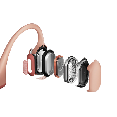 Shokz Premium Bone Conduction Open Ear Headphone with Standard Band Size - OpenRun Pro (Pink Standard )