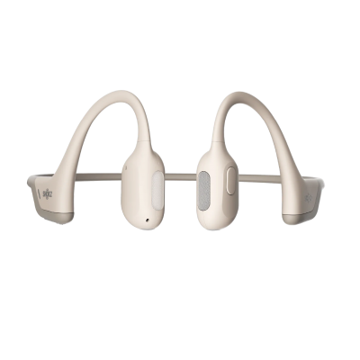 Shokz Premium Bone Conduction Open Ear Headphone with Standard Band Size - OpenRun Pro (Beige Standard )