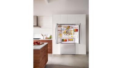 36" Bosch 21 Cu. Ft. 800 Series French Door Bottom Mount Inox-easyclean - B36CT80SNS