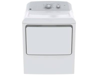 30" GE 6.2 Cu Ft. Capacity DuraDrum Electric Dryer White - GTD32EBMPWW