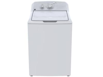 27" GE 4.4 cu.ft. Capacity Stainless Steel Basket Washer White - GTW302BMPWW