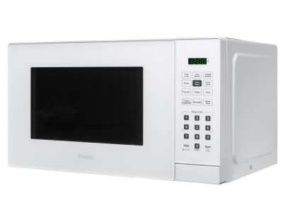 17" Danby 1.1 Cu. Ft. Microwave with Convenience Cooking Controls in White - DBMW1121BWW