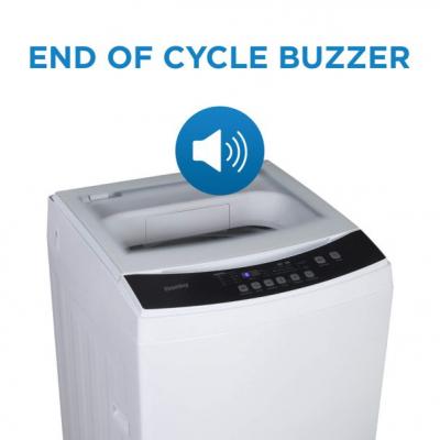 24" Danby  3.0 Cu. Ft. Compact Capacity Top Load Washing Machine In White - DWM12C1WDB-6