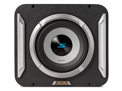 8" Alpine PrismaLink S-Series Preloaded Subwoofer Wedge Enclosure - S2-SB8