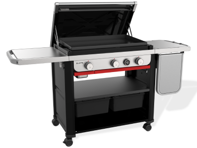 Weber Slate 30" Rust-Resistant Griddle with Extendable Side Table in Liquid Propane - 1500013