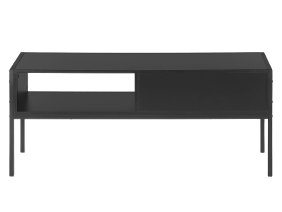 Monarch 48"L TV Stand with Black Metal in Black - I 2874