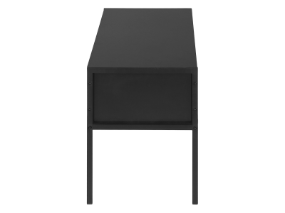 Monarch 48"L TV Stand with Black Metal in Black - I 2874